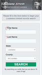 Mobile Screenshot of louisianaarrests.org